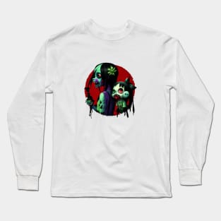 Zombie parents and children Long Sleeve T-Shirt